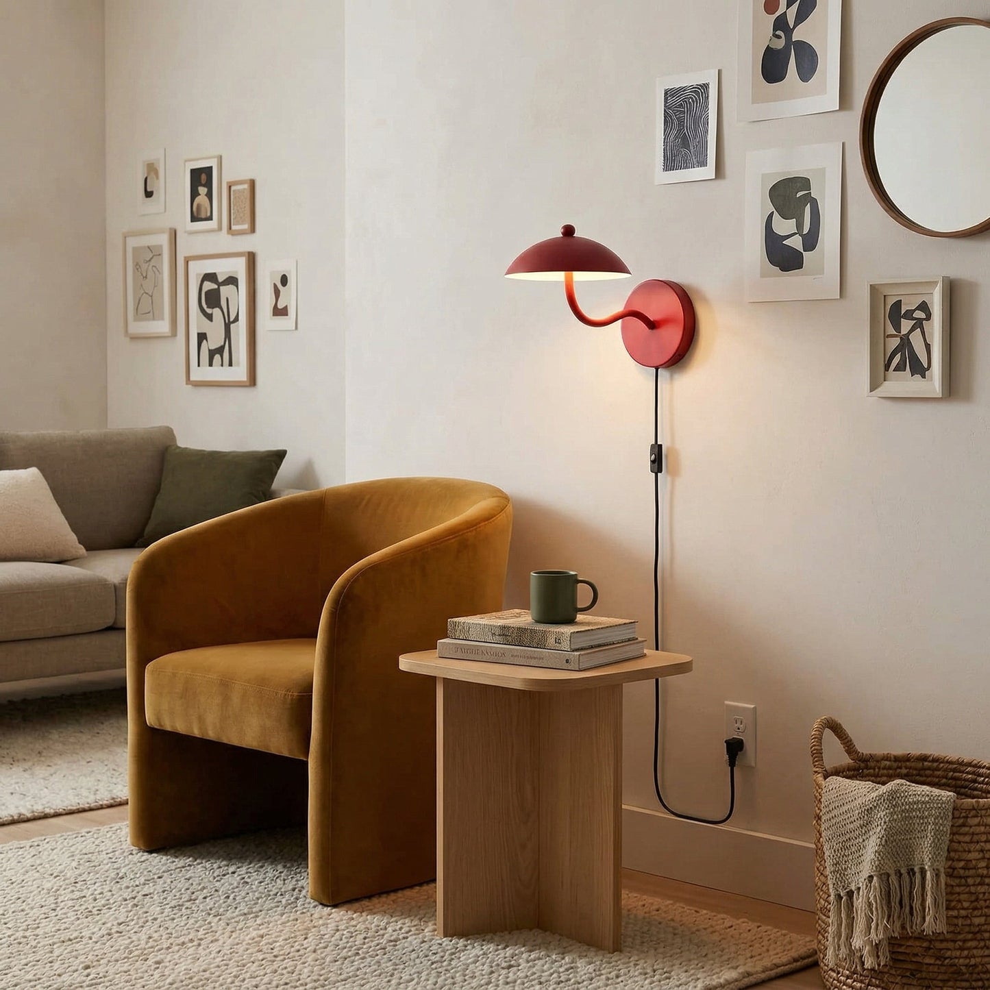 Jovo Plug-in Wall Lamp