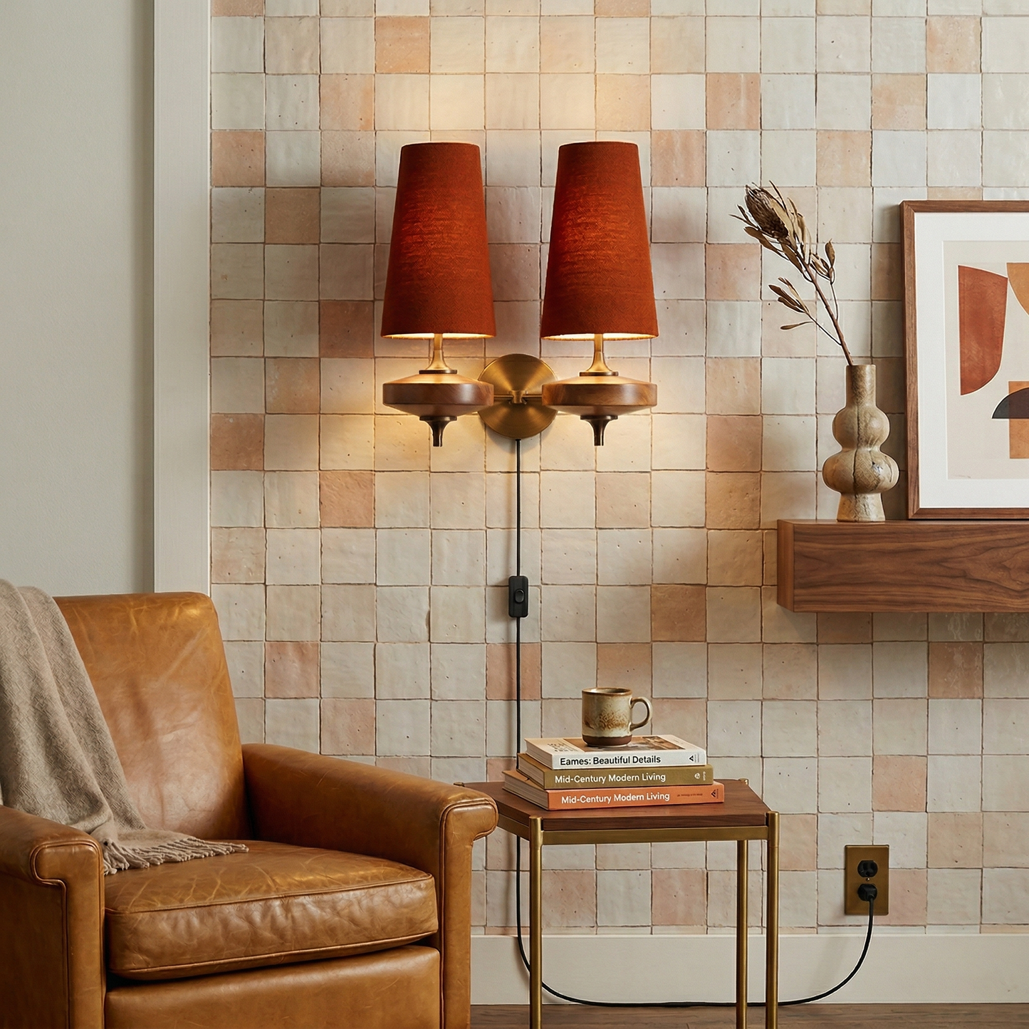 Dorian Rho Plug-in Wall Lamp