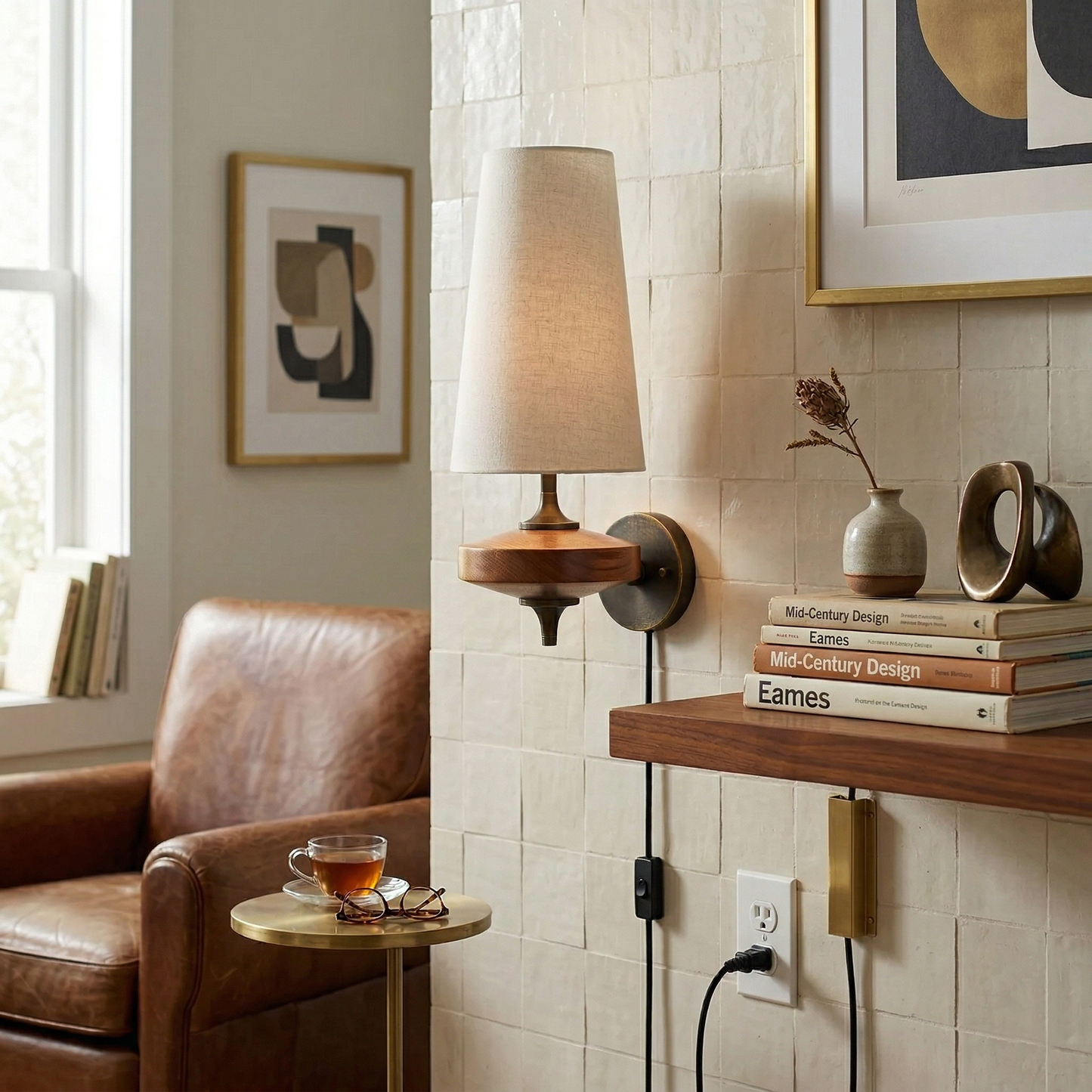 Dorian Rho Plug-in Wall Lamp