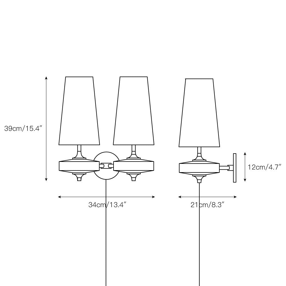 Dorian Rho Plug-in Wall Lamp