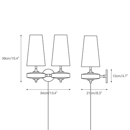 Dorian Rho Plug-in Wall Lamp
