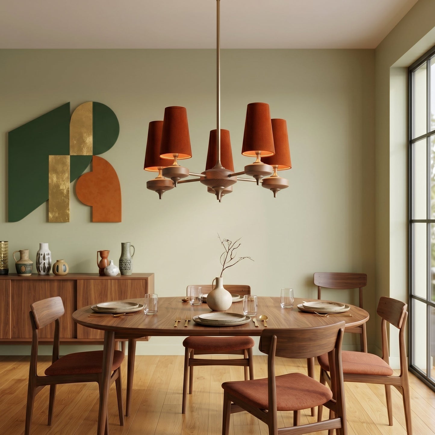 Dorian Rho Chandelier