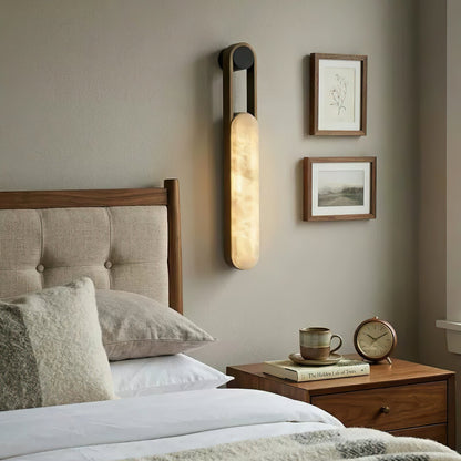 Fala LED Alabaster Wall Sconce