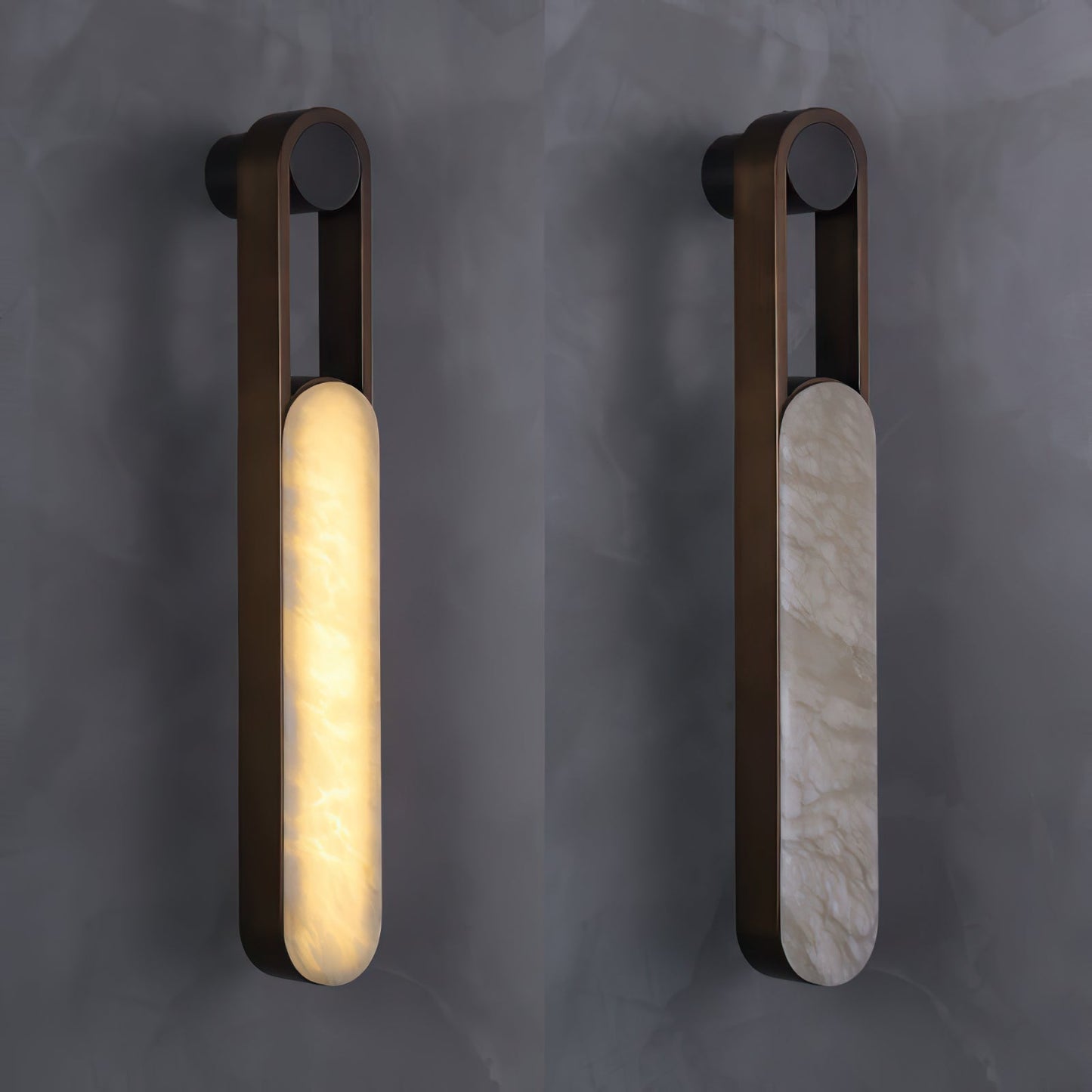 Fala LED Alabaster Wall Sconce
