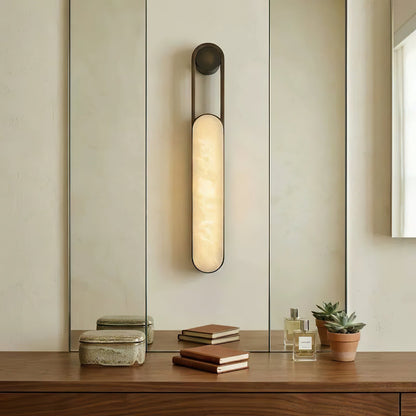 Fala LED Alabaster Wall Sconce