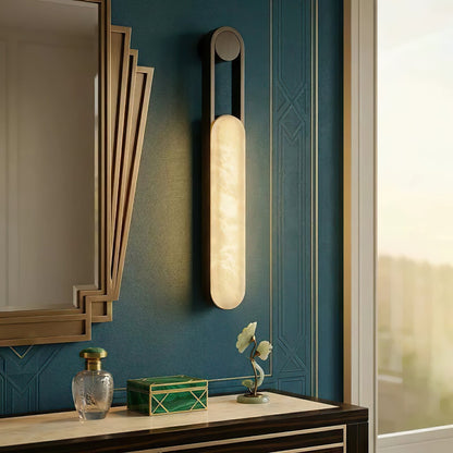 Fala LED Alabaster Wall Sconce
