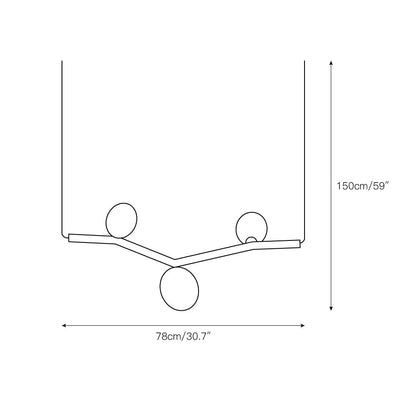 Kalmia Horizontal Pendant Lamp