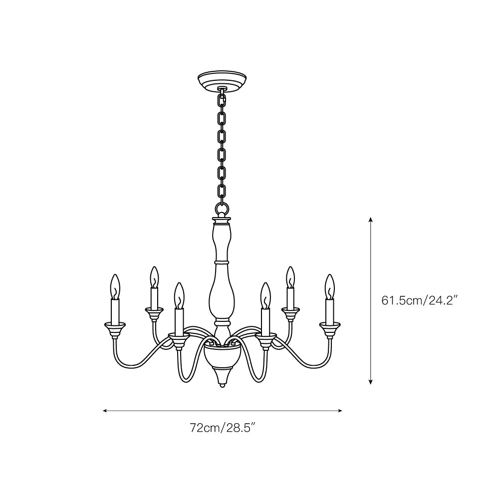Solon Candle Chandelier
