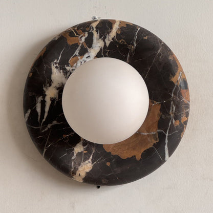 Solene Black Marble Wall Sconce