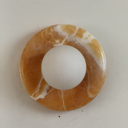 Solene Yellow Onyx Wall Sconce