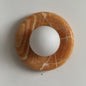 Solene Yellow Onyx Wall Sconce