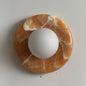 Solene Yellow Onyx Wall Sconce