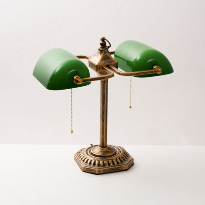 Orchis Twin Library Table Lamp