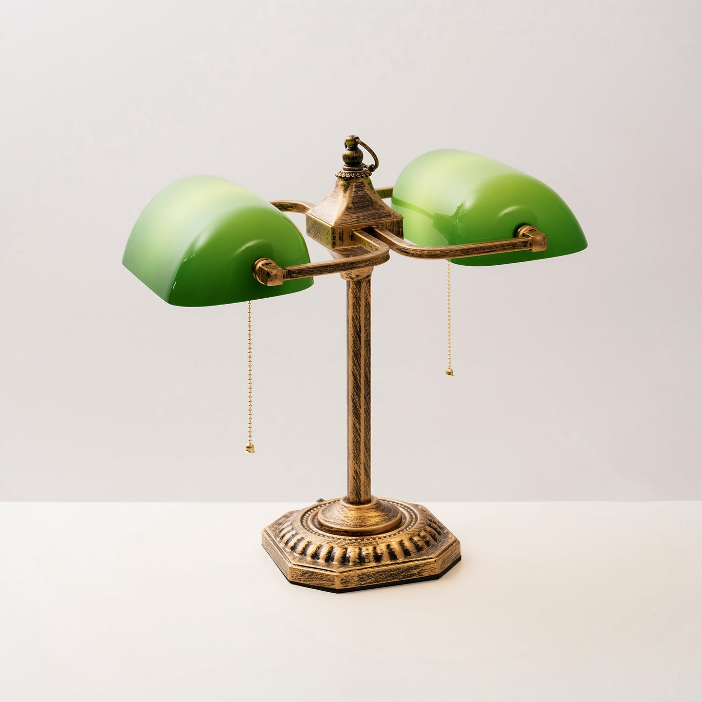 Orchis Twin Library Table Lamp