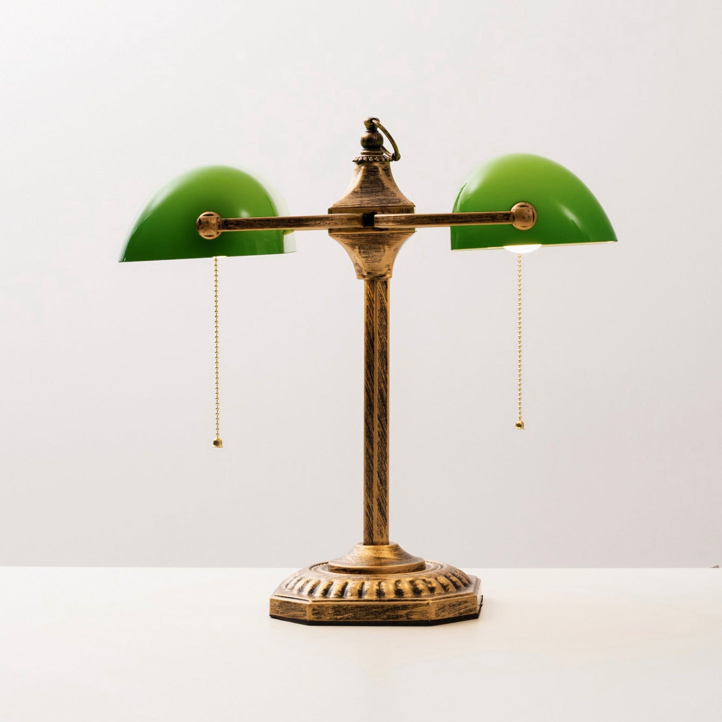 Orchis Twin Library Table Lamp
