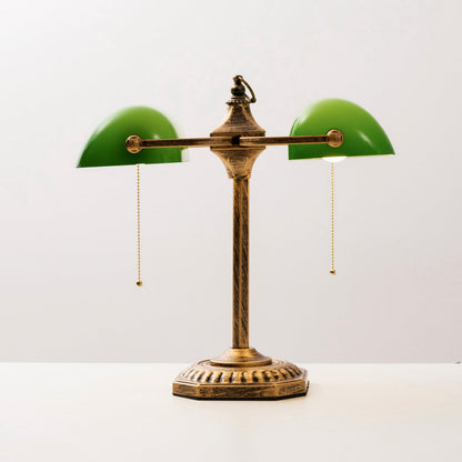 Orchis Twin Library Table Lamp