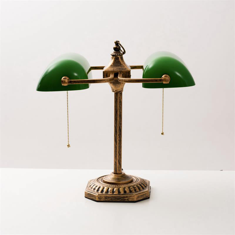 Orchis Twin Library Table Lamp