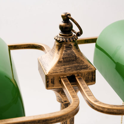 Orchis Twin Library Table Lamp