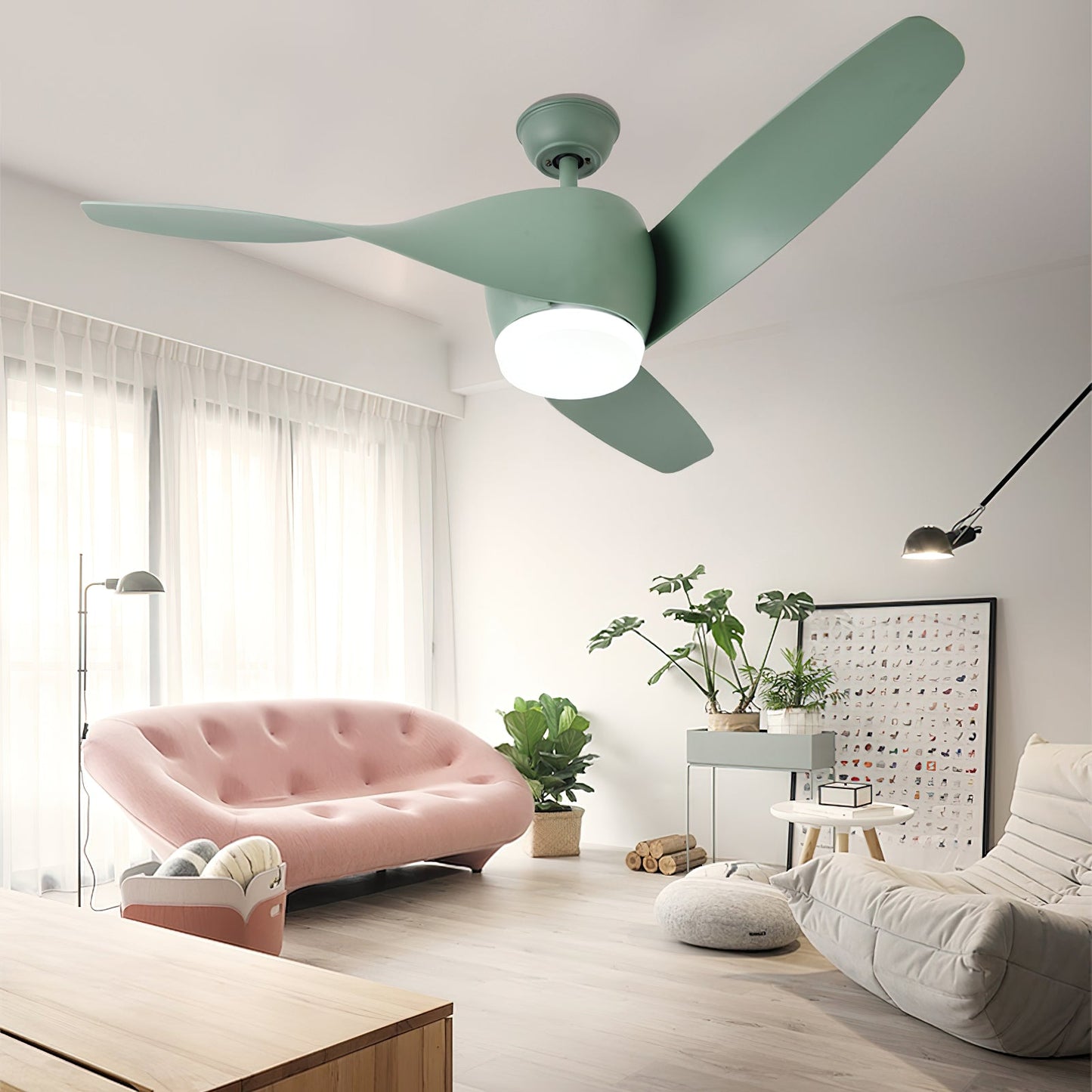 Sirius 52″ Ceiling Fan Light