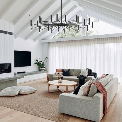 Rhodonite Chandelier