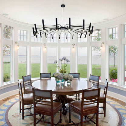 Rhodonite Chandelier