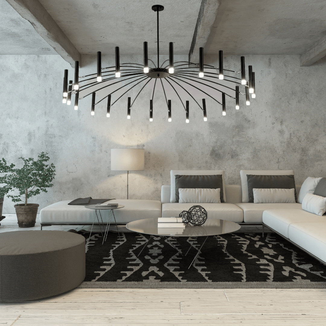 Rhodonite Chandelier