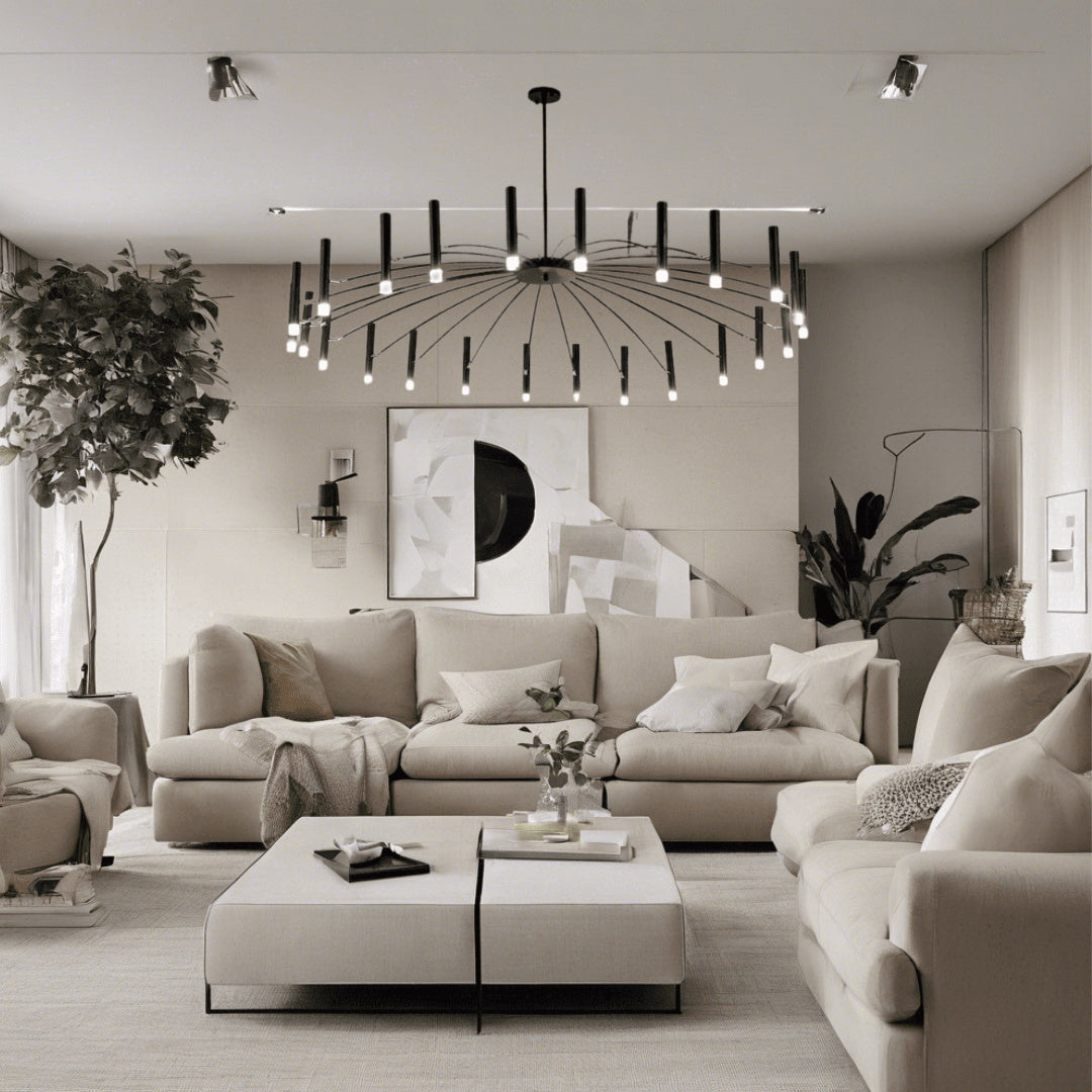 Rhodonite Chandelier