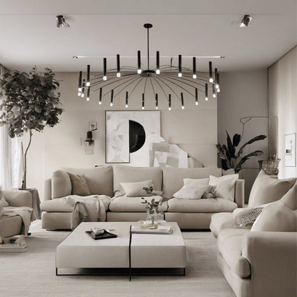 Rhodonite Chandelier