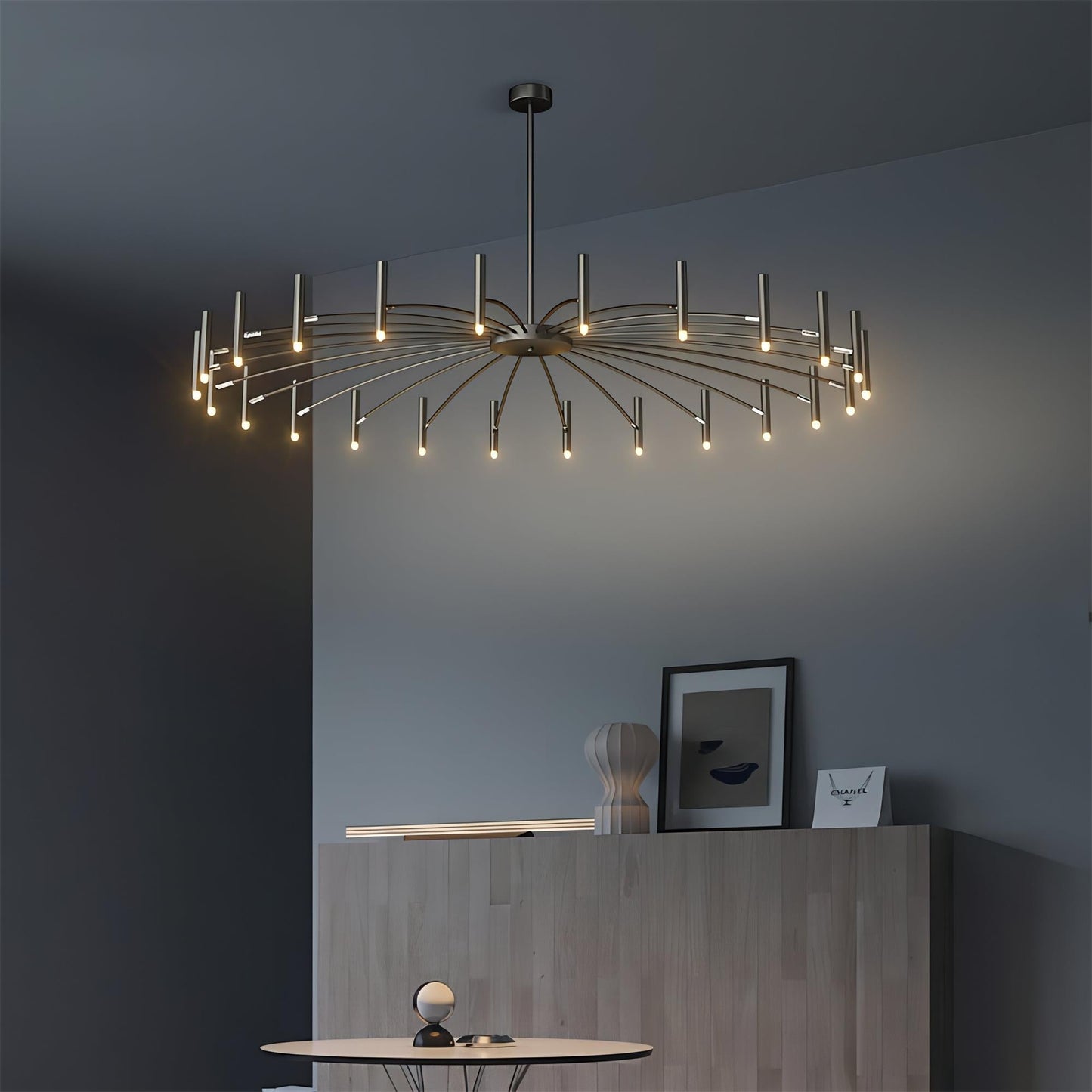 Rhodonite Chandelier