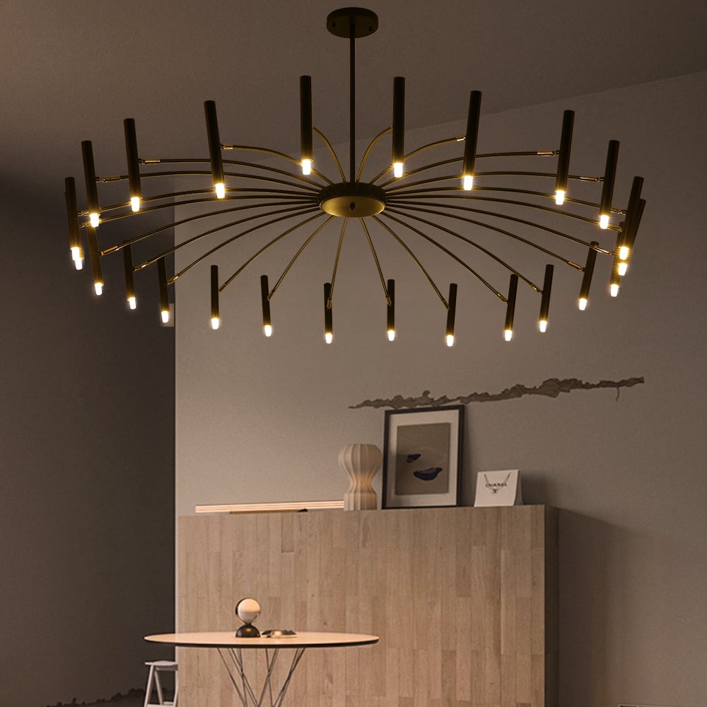 Rhodonite Chandelier