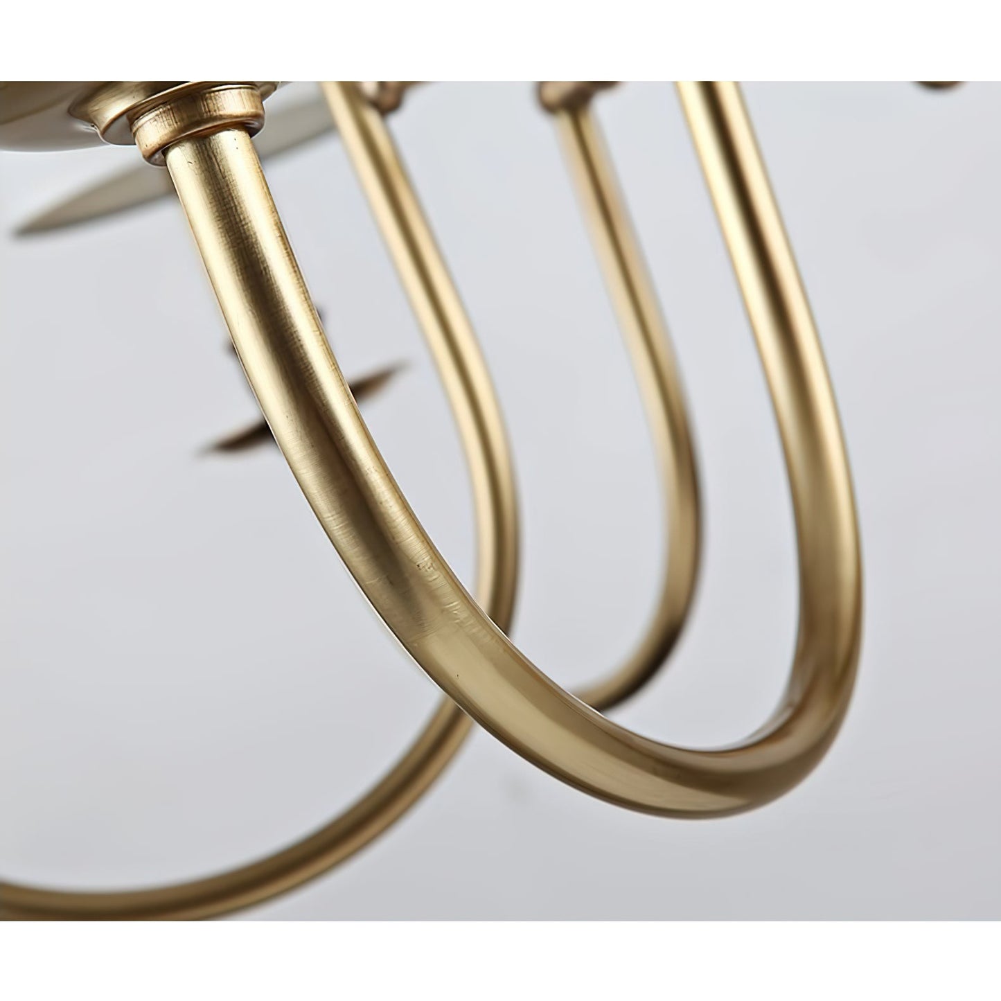 Elman Vintage Brass Chandelier