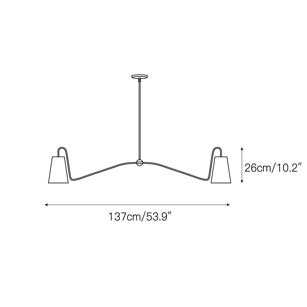 Honfleur Linear Pendant Lamp