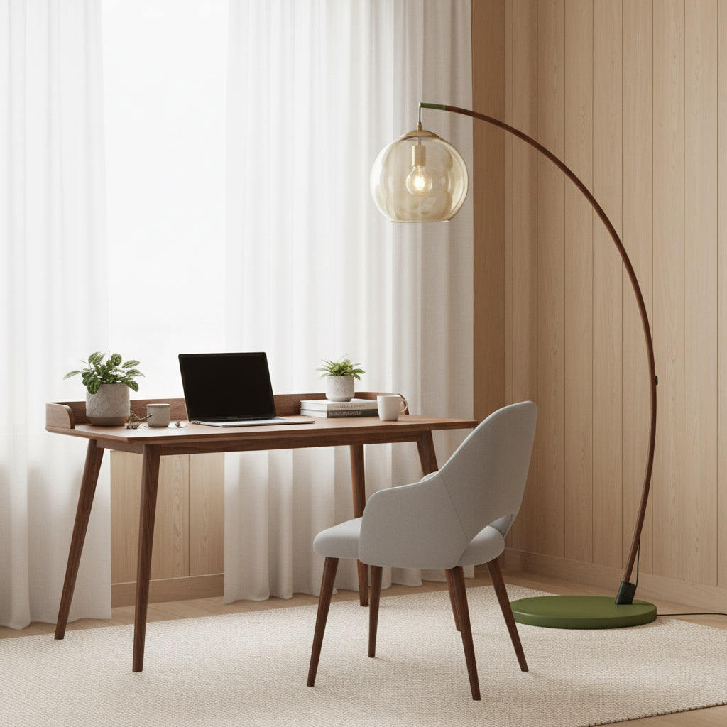 Hydrangea Arc Floor Lamp
