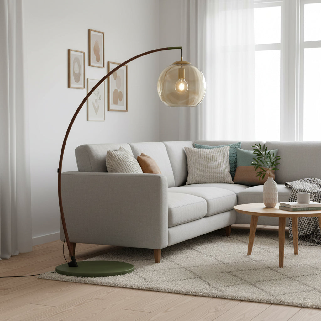 Hydrangea Arc Floor Lamp
