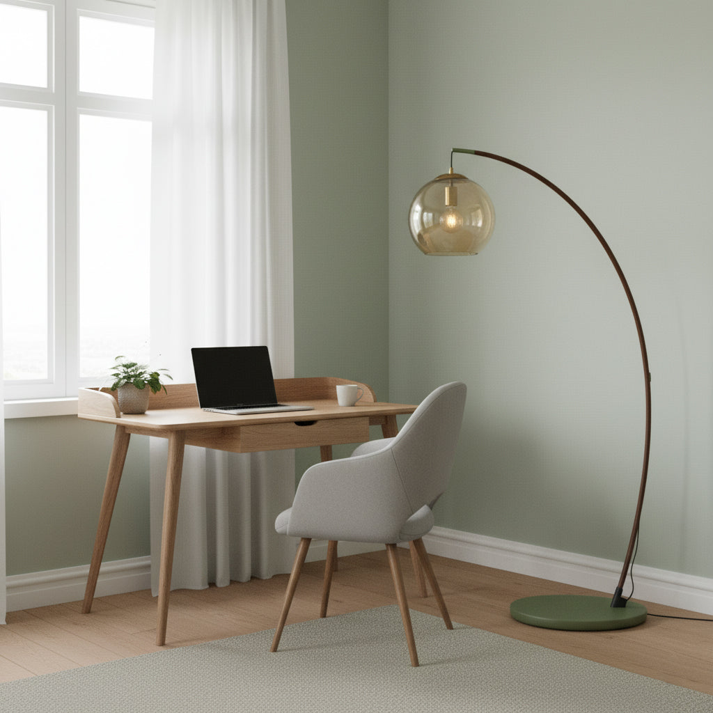 Hydrangea Arc Floor Lamp