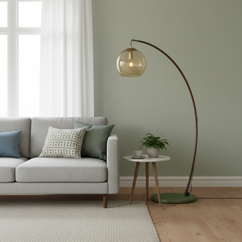 Hydrangea Arc Floor Lamp