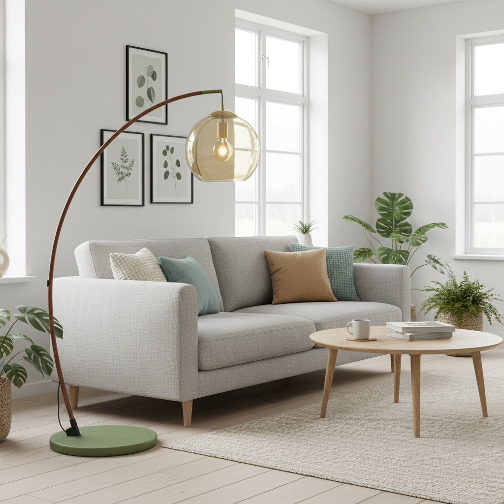 Hydrangea Arc Floor Lamp