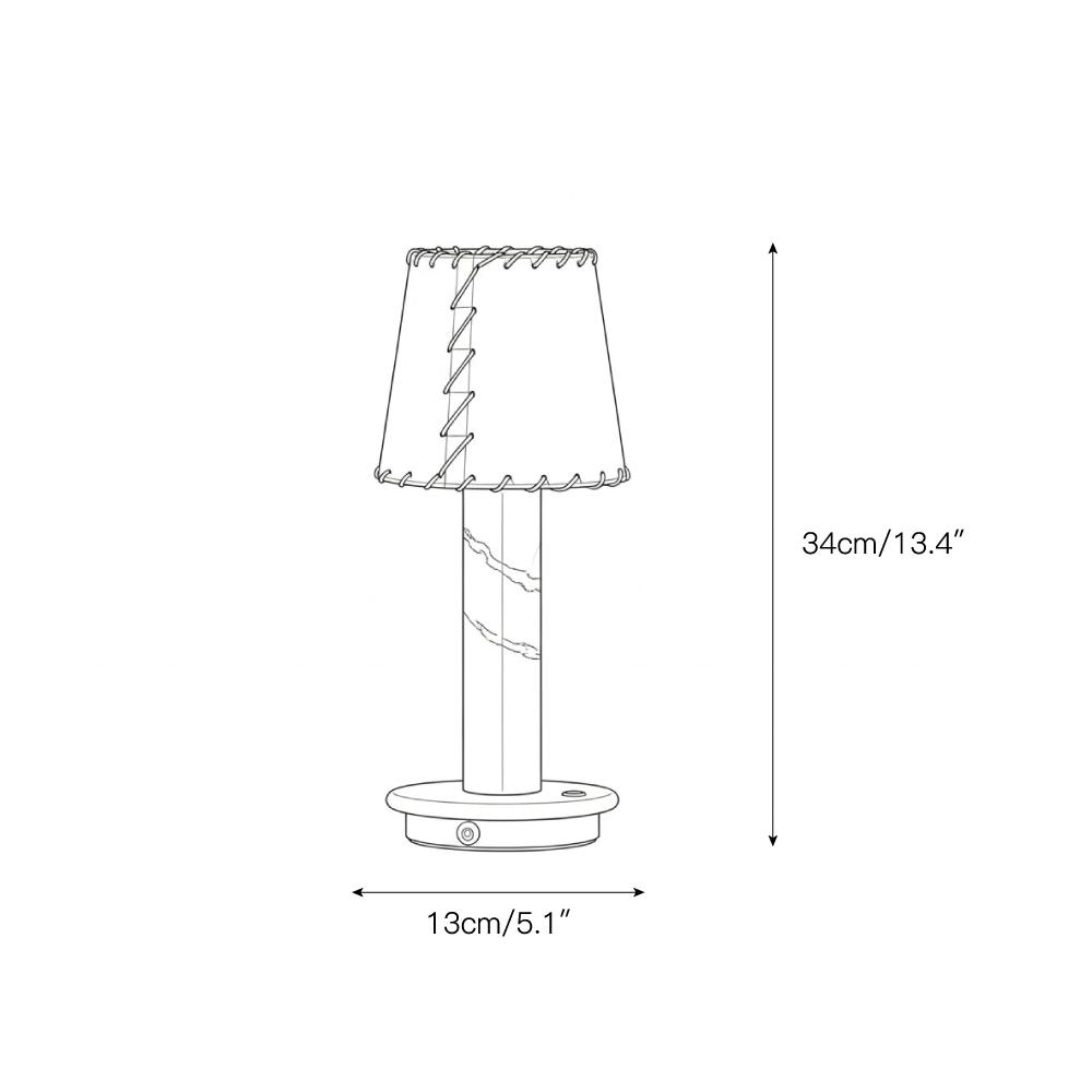 Velia Table Lamp (Built-in Battery)