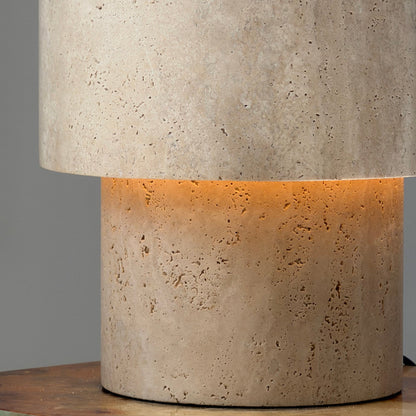 Gilyn Travertine Table Lamp