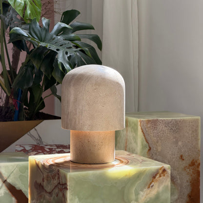 Gilyn Travertine Table Lamp