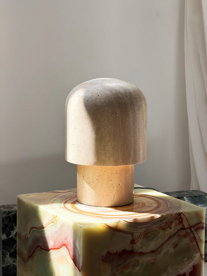 Gilyn Travertine Table Lamp