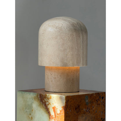 Gilyn Travertine Table Lamp