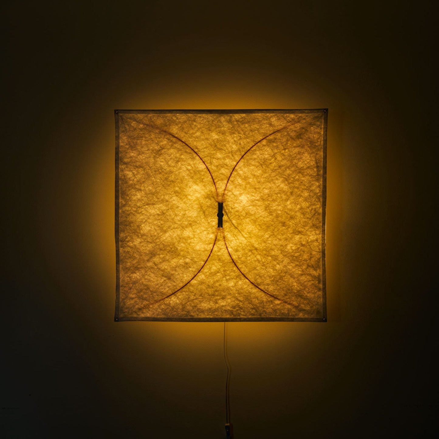 Barite Paper Plug-in Wall Light