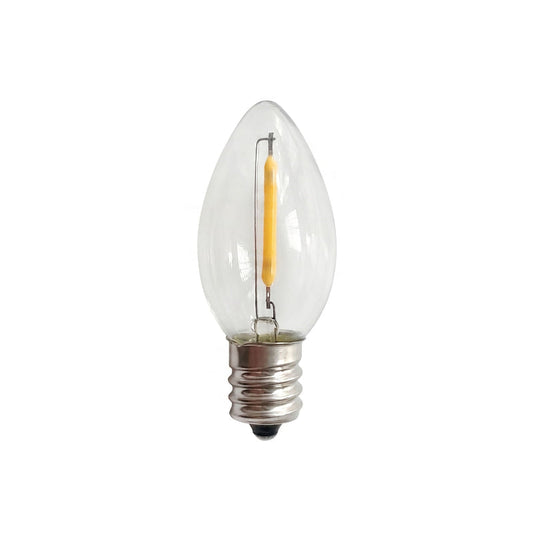LED Light Bulb E12 4W Pointed Blister