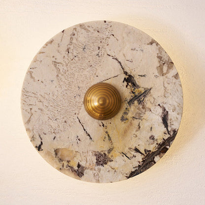 Marble Travertine Onyx Wall Lamp