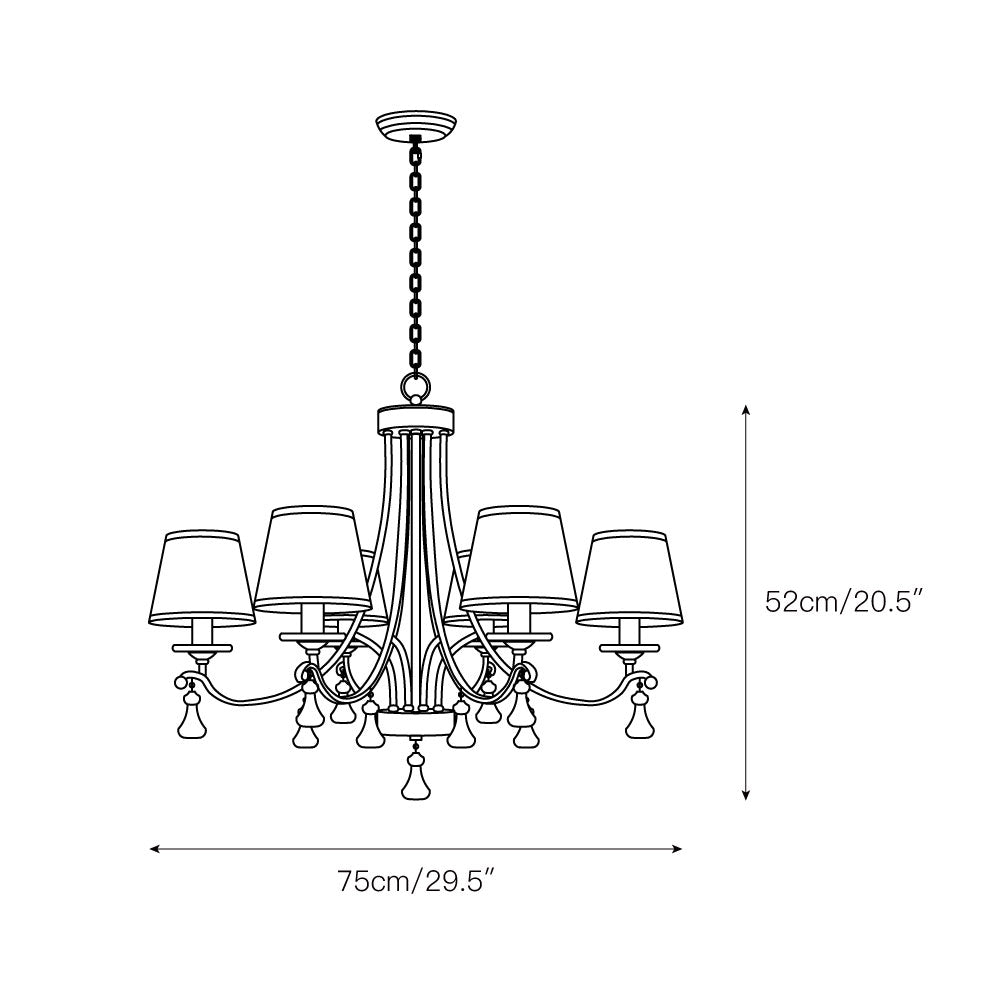 Vesora Pointe Chandelier