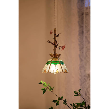 Elmara Rose Glass Pendant Lamp