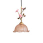 Elmara Rose Glass Pendant Lamp