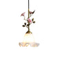 Elmara Rose Glass Pendant Lamp