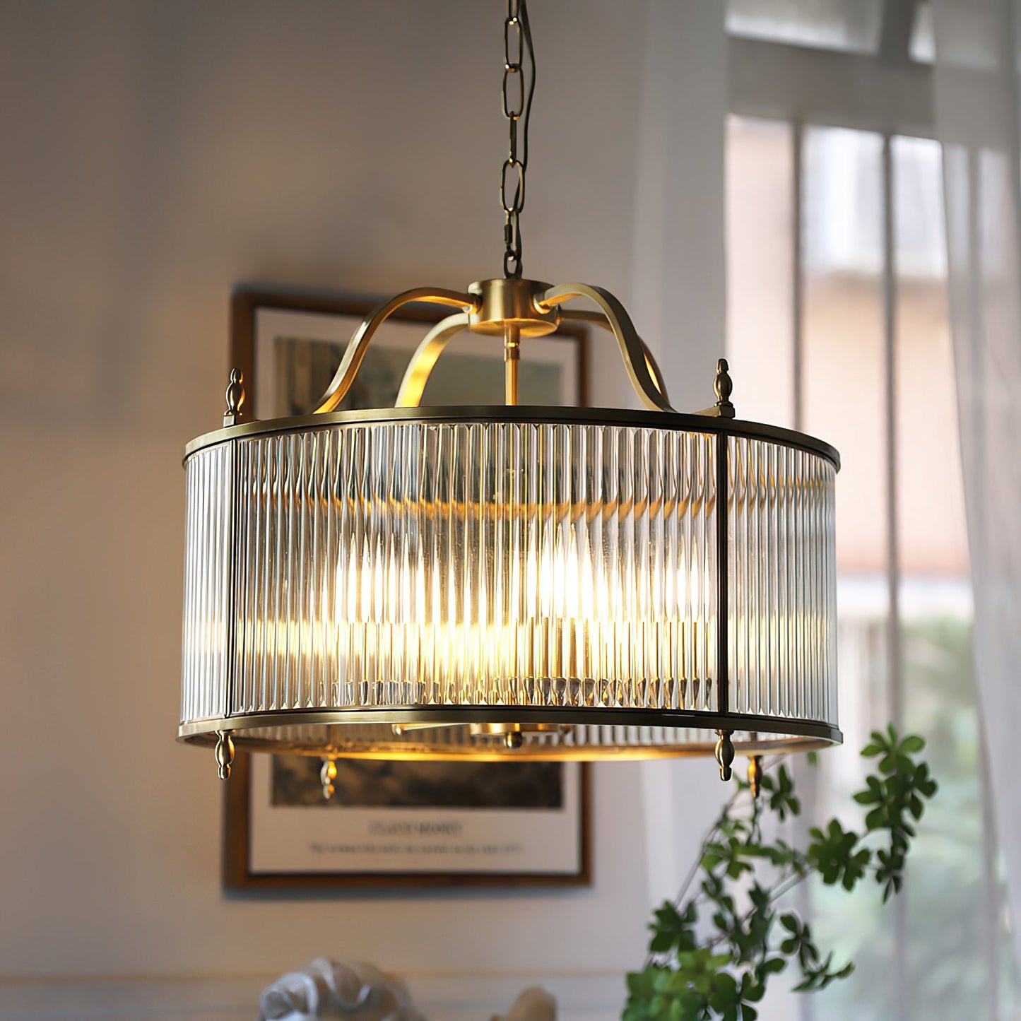 Nora Glass Chandelier